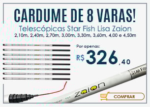 Cardume de Vara Telescópica Star Fish Lisa Zaion