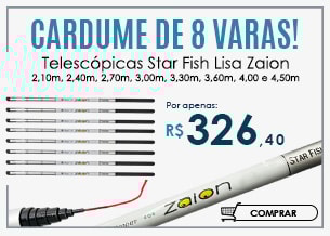 Cardume de Vara Telescópica Star Fish Lisa Zaion