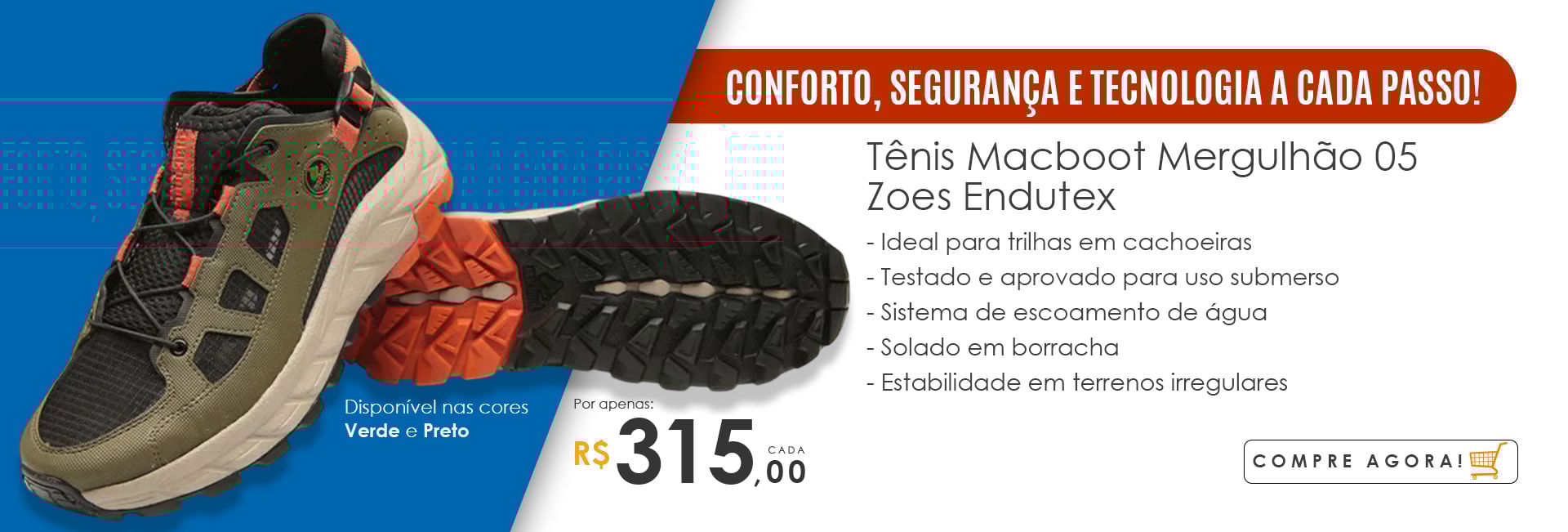 Tênis MACBOOT Mergulhão