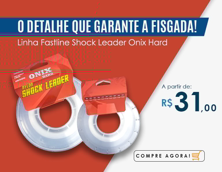 Linha Fastline Shock Leader Onix Hard