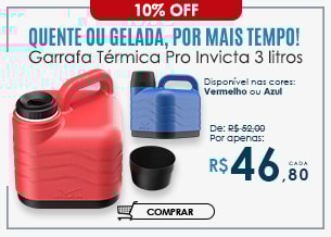 Garrafa Térmica Pro Invicta 3 Litros