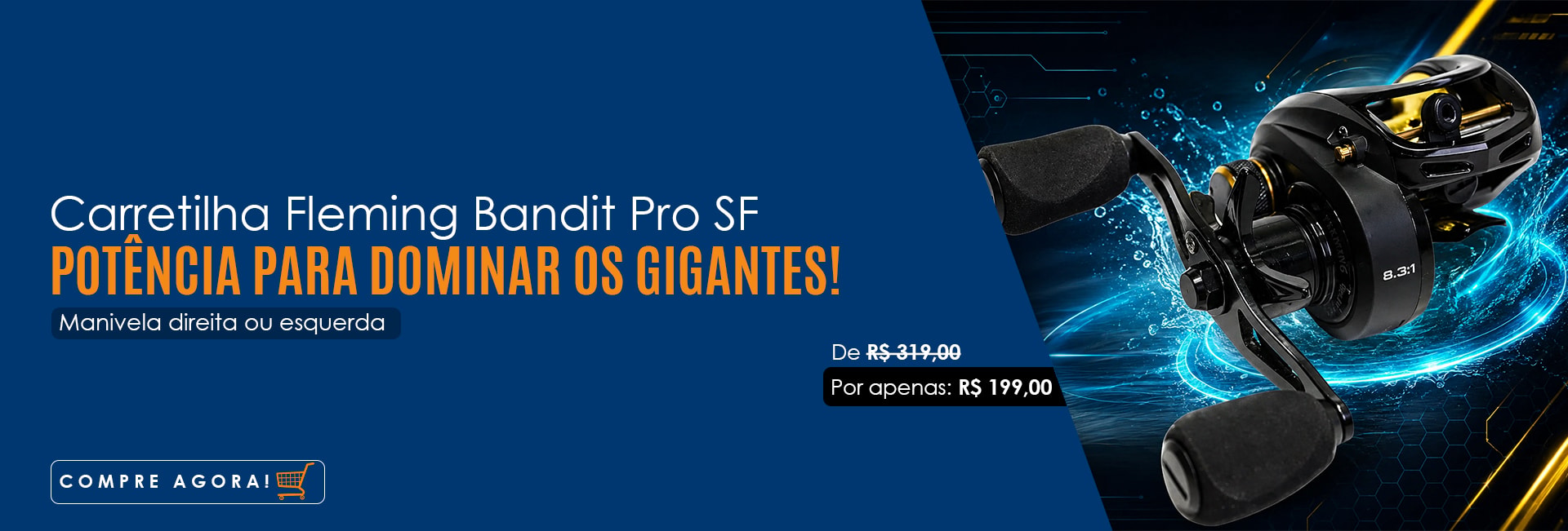 Carretilha Fleming Bandit PRO