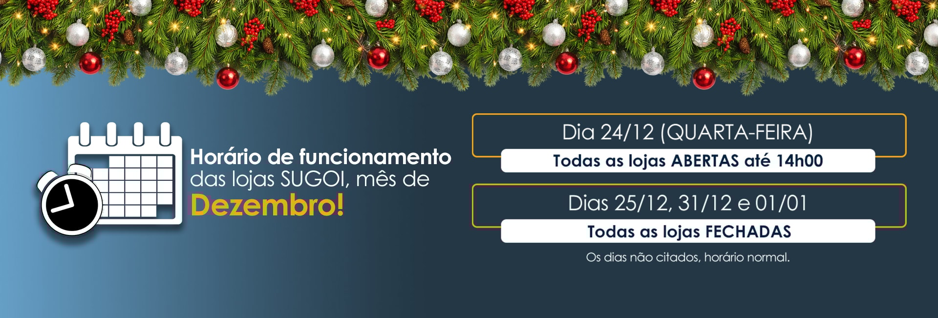 Horário de funcionamento