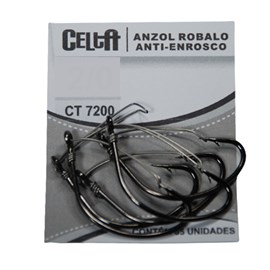 Anzol Celta Robalo Anti-Enrosco CT7200 Nº1/0 C/5un