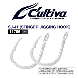 Anzol Cultiva SJ-41TN Stinger Jigging Hook 11766 Prata