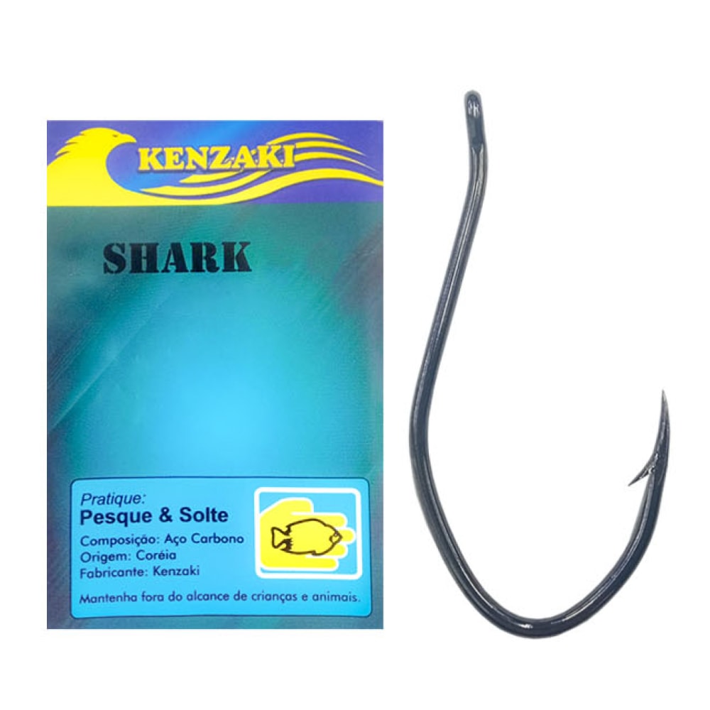 Anzol Kenzaki Shark 12/0 C/ 3 Unidades - Sugoi Big Fish