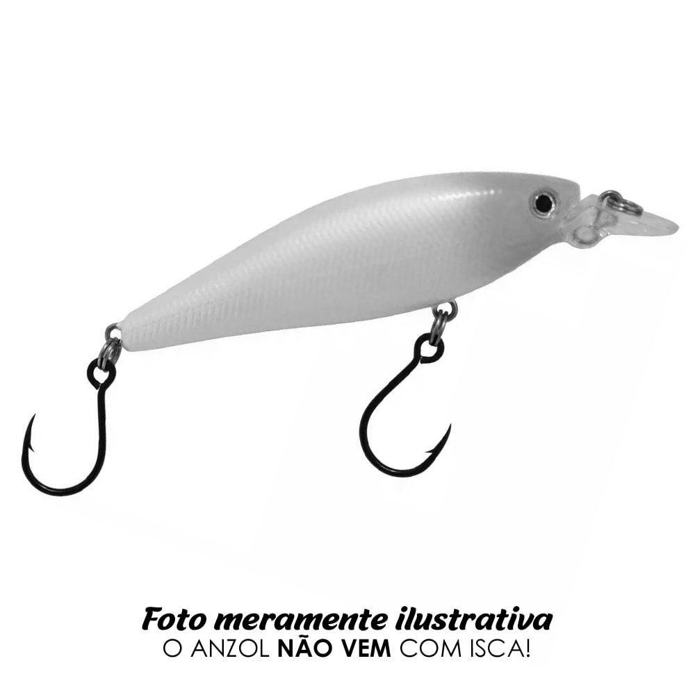 Anzol Maruri Kaiju H16401 Red (C/ 10 unidades) - Sugoi Big Fish