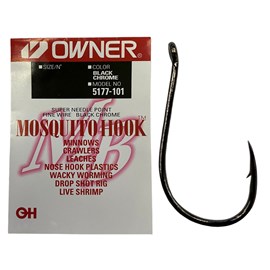 Anzol Owner 5177-111 Mosquito Hook Nº 1/0 C/ 7 Unidades
