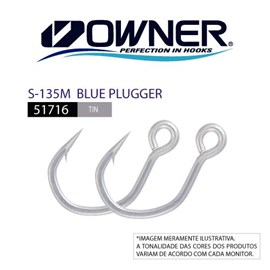 Anzol Owner Blue Plugger Singke Hook S-135M 51716