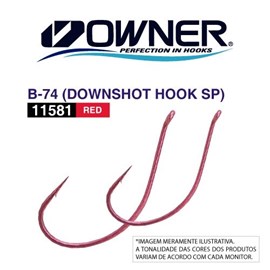 Anzol Owner DownShot SP Red Tornament Edition B-74 11581