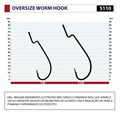 Anzol Owner Oversize Worm Hook (5110)