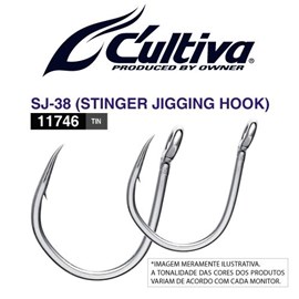 Anzol Owner SJ-38TN Stinger Jigging Hook Prata