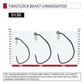Anzol Owner TwistLock Beast Unweighted 5130