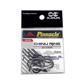 Anzol Pinnacle Chinu Ring Black 01 C/20