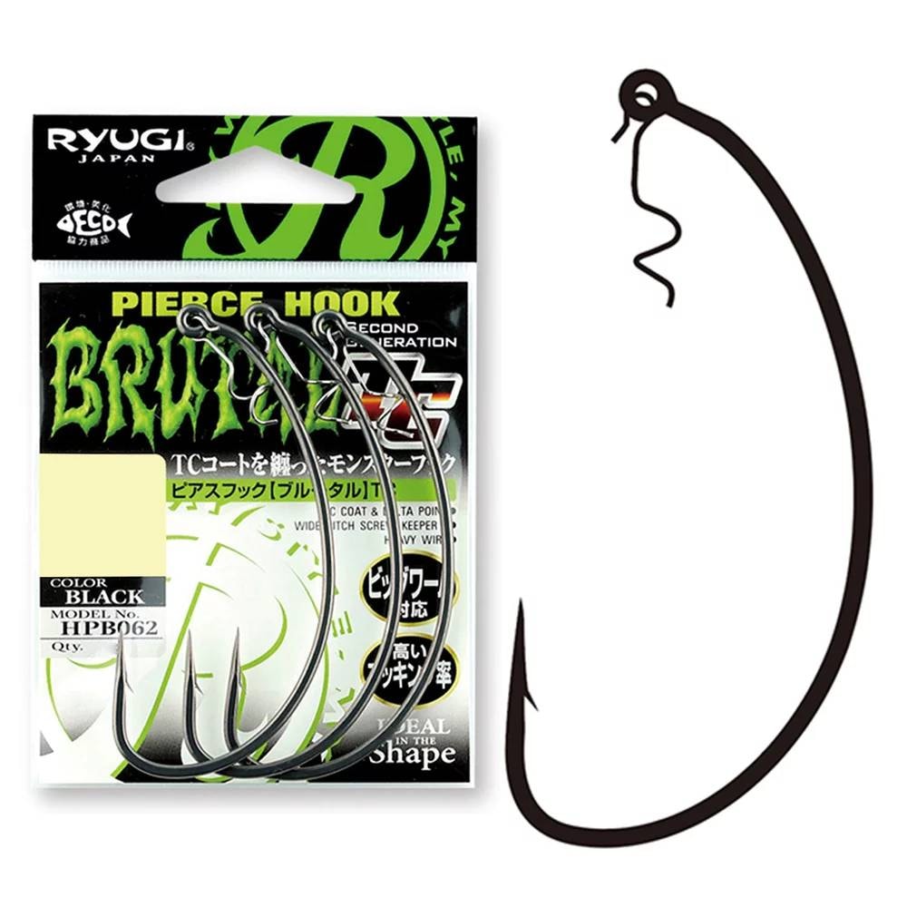 Anzol Ryugi Pierce Hook Brutal HPB062 7/0 C/ 3 Unidades - Sugoi