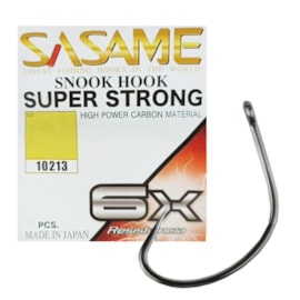 Anzol Sasame Snook Hook Super Strong 6x N°2/0 Black C/6 Unidades (10 Pacotes) Anzol Sasame Snook Hook Super Strong 6x N°2/0 Black C/6 Unidades (10 Pacotes)