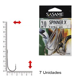 Anzol Sasame Spinner X F-678 Nickel