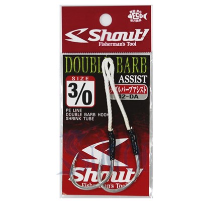 Anzol Shout Double Barb Assist Hook 42DA 3/0 C/ 3Uni