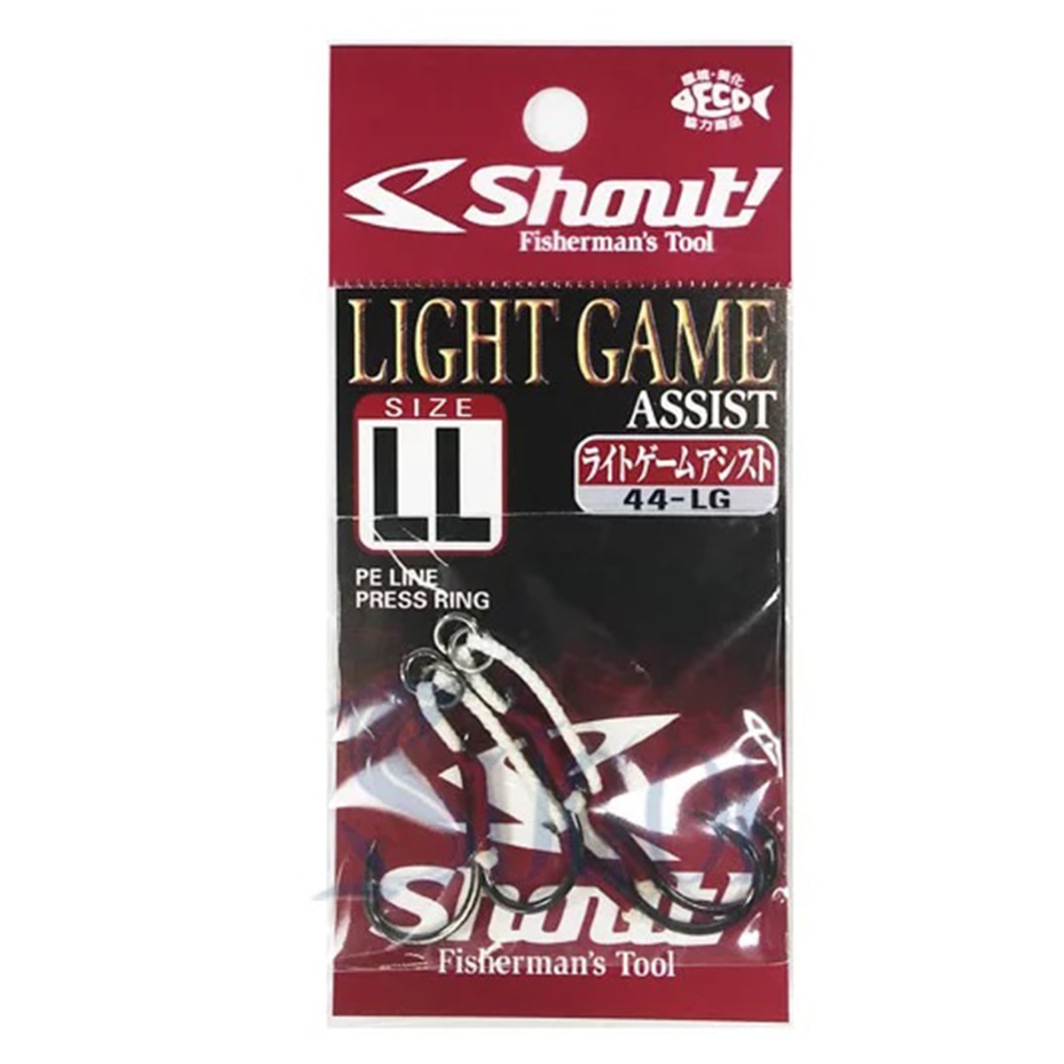 Anzol Shout Sup Hook Light Game Assist Hook 44 LL - Sugoi Big Fish