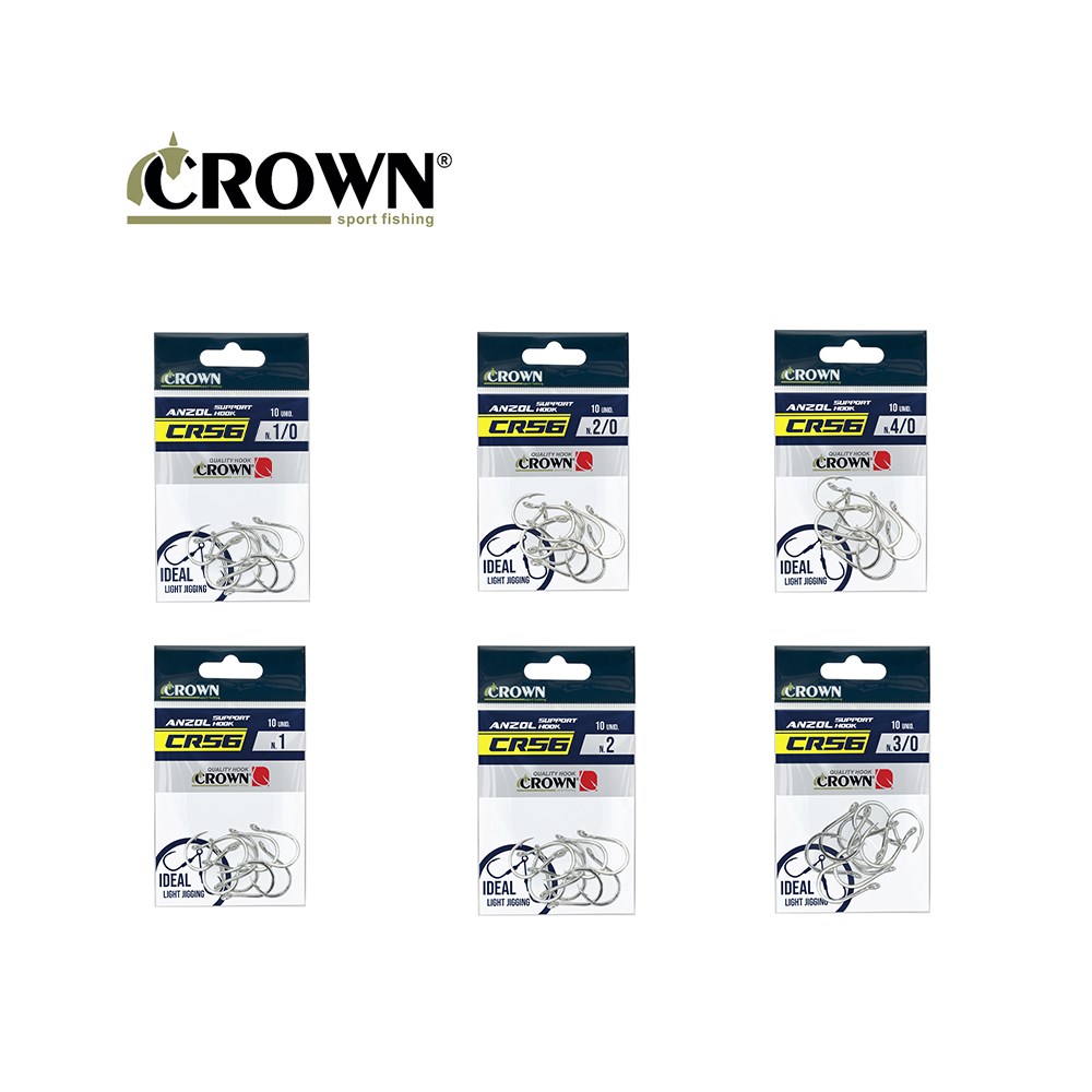 Anzol Suporte Hook Crown CR56 C/10un