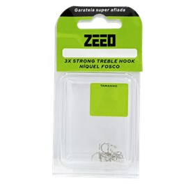 Anzol Zeeo Garatéia 3X Treble Hook C/ 6 Unidades