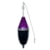 Boia Barão Cevadeira Gigante S/ Rolha 65g 21cm - Roxo C/ Copo Preto Nº 37