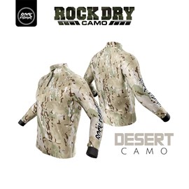 Camisa Rock Fishing Dry 50UV Camuflado Deserto