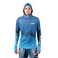 Camisa Rock Fishing Full 50UV C/ Capuz (Azul)