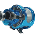 Carretilha Okuma Cavalla 5N IILX Blue - Esquerda