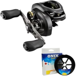 Carretilha Shimano Curado K - 200XG - 7 Rol - Veloc 8.5:1 - Maniv Direita + BRINDE Carretilha Shimano Curado K - 200XG - 7 Rol - Veloc 8.5:1 - Maniv Direita + BRINDE