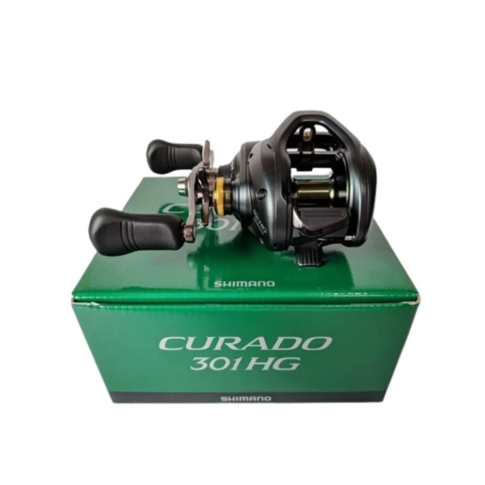 carretilha shimano curado k esquerda 301 ESQ, preta, Tamano nico Esporte CARRETILHA SHIMANO CURADO 201 HG