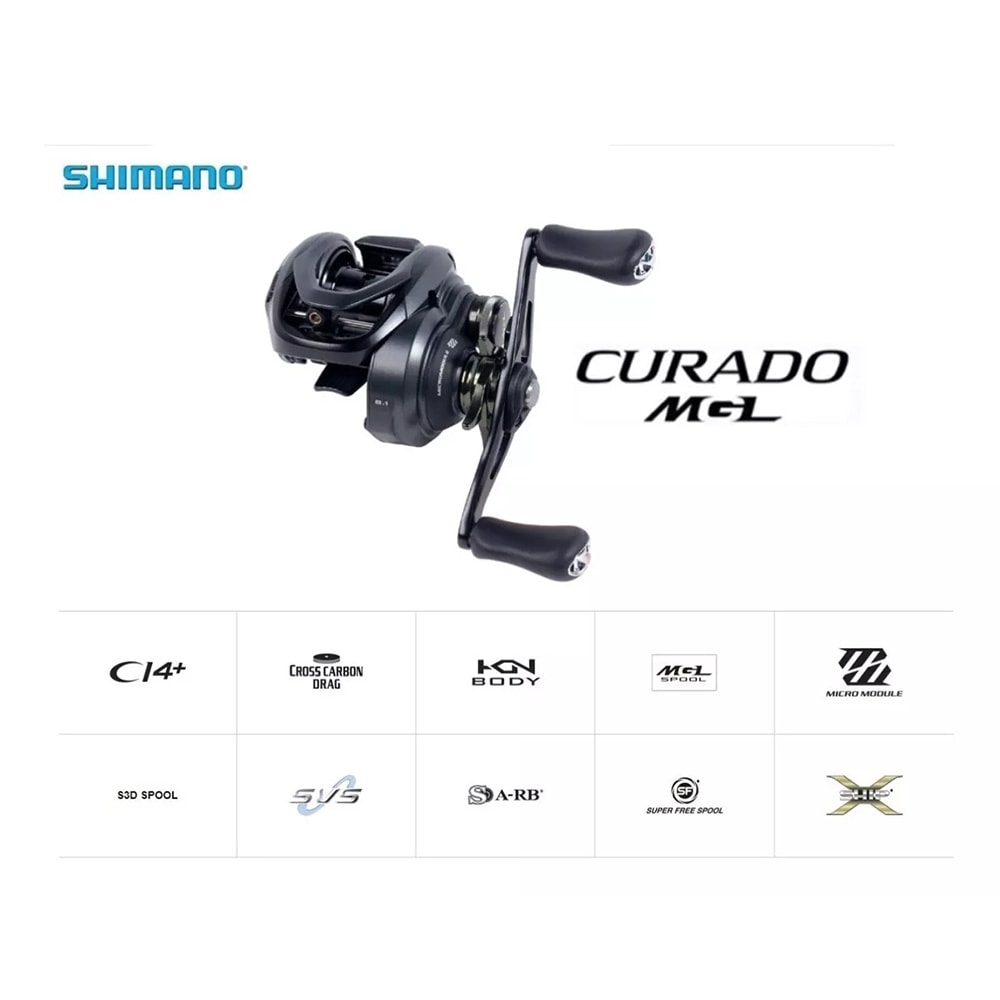 Carretilha SHIMANO Curado MGL 71 XG K (Esquerda) - Sugoi Big Fish