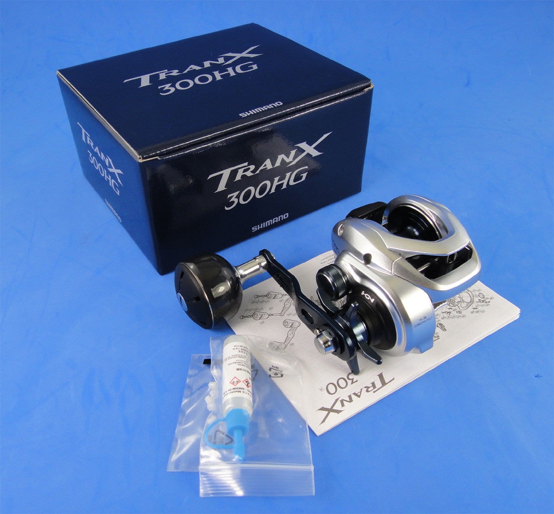 Carretilha Shimano Tranx 300HG - 6Rol - Veloc 7.6:1 - Drag 8kg