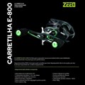 Carretilha Zeeo E-800 LH - Esquerda
