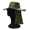 Chapéu GS Com Proteção Verde Militar