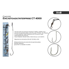 Chicote encastoado Celta Interprise CT 4000 N°7/0 C/ 3 unidades