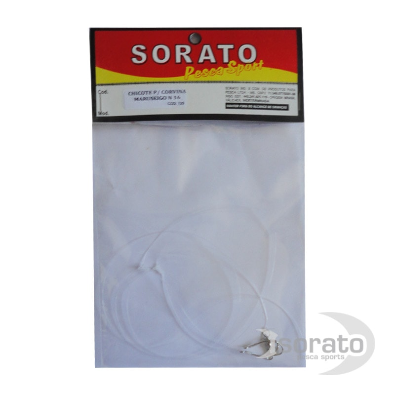 Chicote para Corvina Anzol Maruseigo N 16 - Sugoi Big Fish