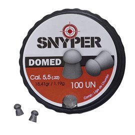 Chumbinho Snyper Domed 5,5mm C/ 100 Unidades
