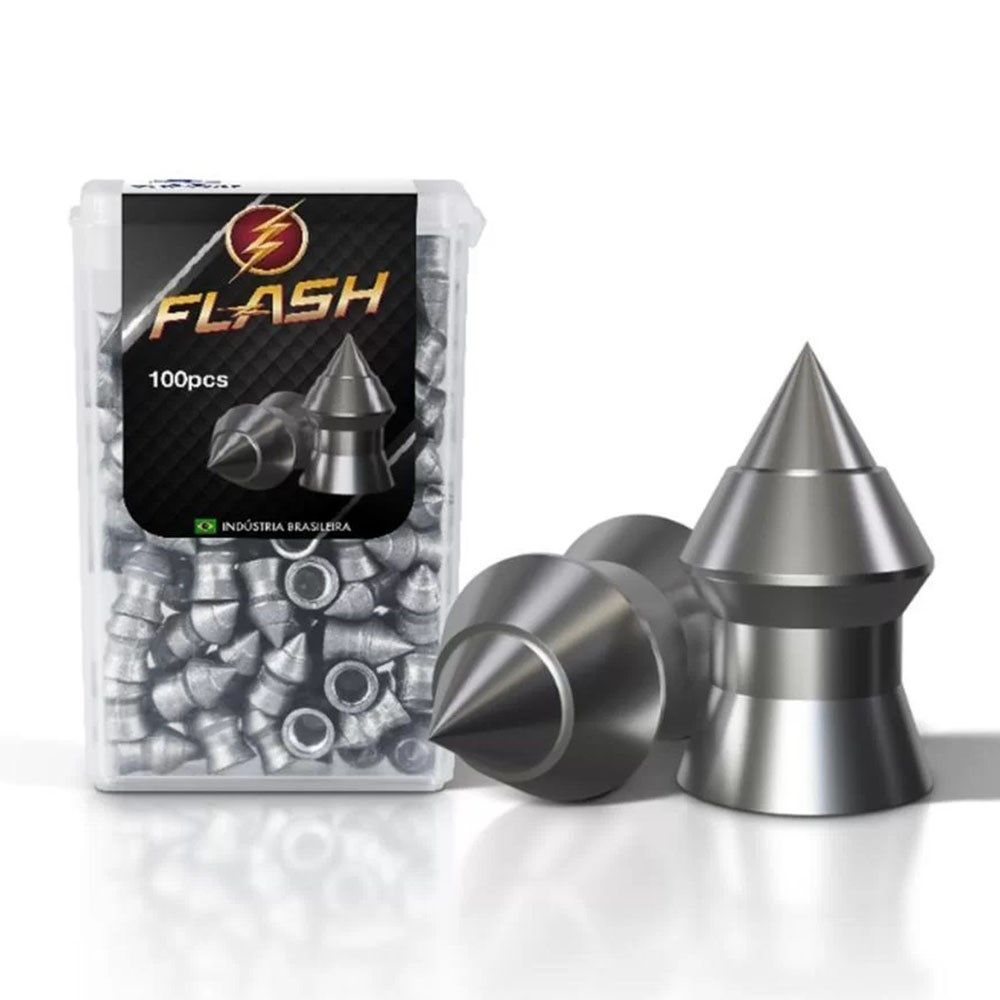 Chumbinho Tacom Flash (5,5mm) C/ 100 unidades