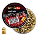 Chumbinho Technogun Sonic Ouro 4,5mm C/ 250 Unidades