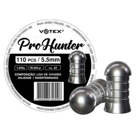 Chumbinho Votex Pro Hunter (5,5mm) C/ 110 unidades