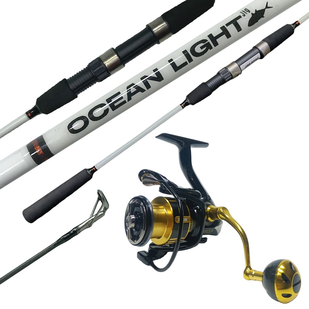 Conjunto Vara Celta Ocean Light OCL-S64ML 6'4''(1,93m) + Molinete Ryobi Zeus II 2000HPX 2000