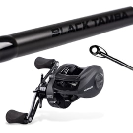 Conjunto Vara Maruri Black Tamba TBC802HX + Carretilha Maruri Black Tamba BT11 (Direita) Conjunto Vara Maruri Black Tamba TBC802HX + Carretilha Maruri Black Tamba BT11 (Direita)