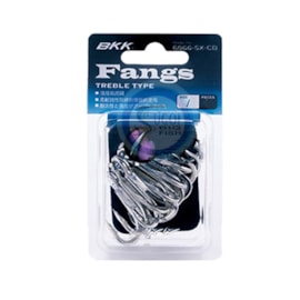 Garateia BKK Fangs 6066-5X-NP - Treble Type - Tam 3/0 - c/6 un Garateia BKK Fangs 6066-5X-NP - Treble Type - Tam 3/0 - c/6 un