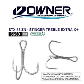 Garatéia Owner Stinger Treble Extra STX-38ZN (5638)