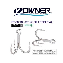 Garateia Owner Stinger Treble ST-66TN - 4X - N-1/0 - c/6 un