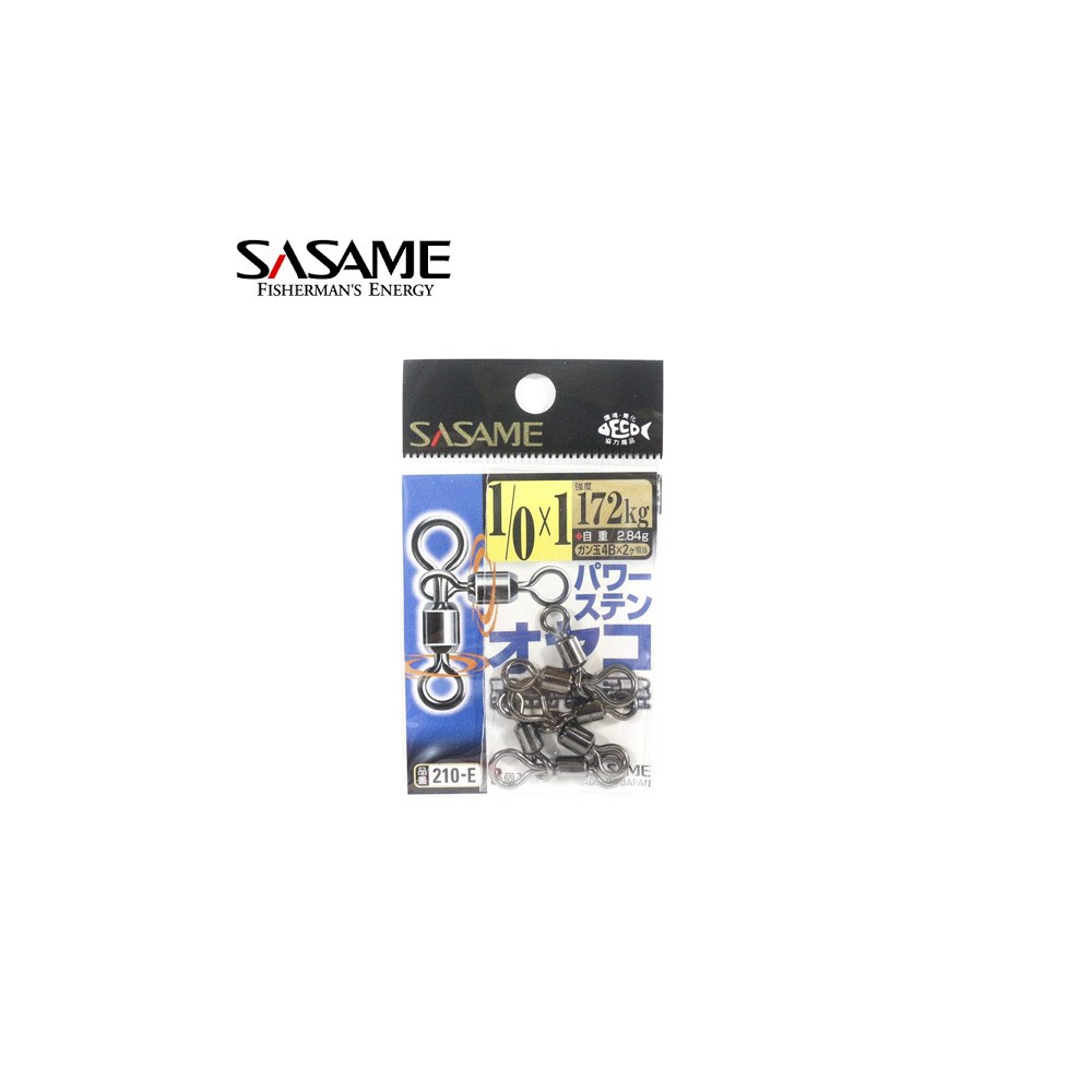Girador Sasame Smooth Spin 210-E - Nº 1/0x1 - 172kg - C/ 3un
