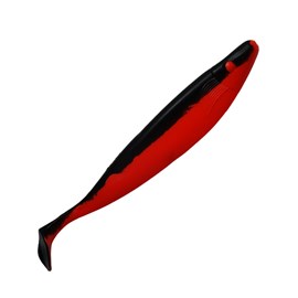 Isca AquaBrazil Shad Minnow 12 – 30cm Preto/Vermelho 458ASC
