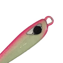 Isca Artificial NS Jig Kazu 7 - 3,5cm 7g – Cor Rosa/Glow