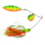 Isca Artificial Yara King Spinner 7/0 30g Fire Tiger 11 para Tucunaré e Trairão
